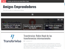Tablet Screenshot of amigosemprendedores.com